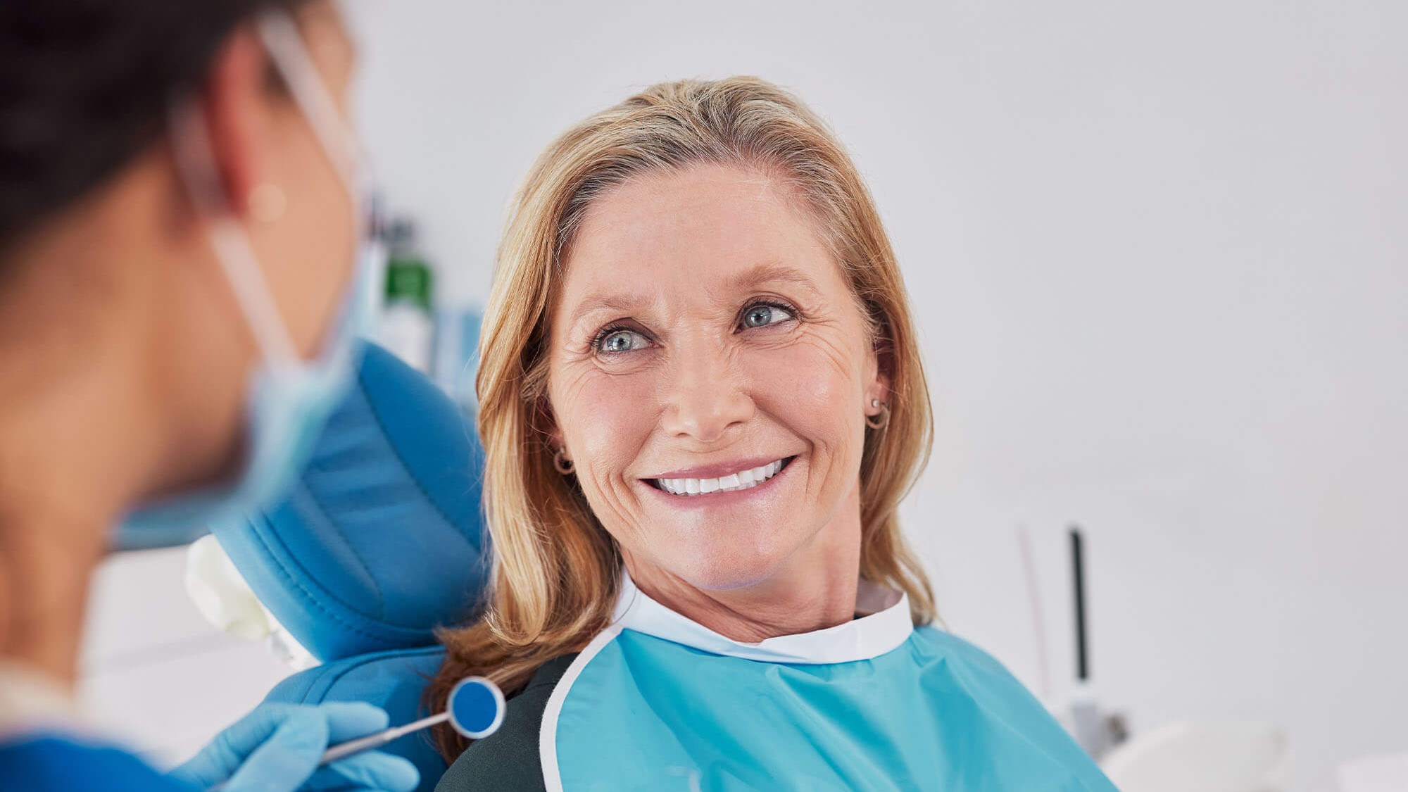 woman with bright smile